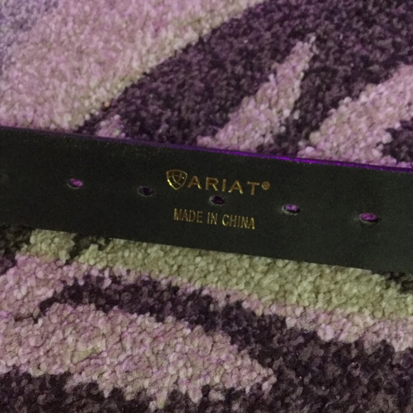 ✨ Genuine Leather Rhinestone Buckle Belt ✨ - Picture 4 of 5